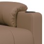 Sillón de masaje de cuero sintético color capuchino de vidaXL, Sillones de masaje eléctricos - Ref: Foro24-348069, Precio: 24...