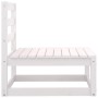 Central garden sofa solid white pine wood by vidaXL, Garden sets - Ref: Foro24-805666, Price: 94,13 €, Discount: %