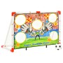 Portería de fútbol infantil con pared de portería 120x51x77,5 cm de vidaXL, Porterías de fútbol - Ref: Foro24-80344, Precio: ...