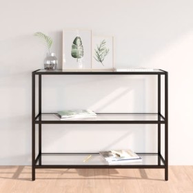 Transparentes Regal aus gehärtetem Glas 100x36x90 cm von vidaXL, Bücherregale und Regale - Ref: Foro24-331629, Preis: 80,99 €...