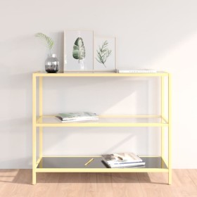 Transparent shelf with black tempered glass 100x36x90 cm by vidaXL, Bookcases and shelves - Ref: Foro24-331634, Price: 82,99 ...