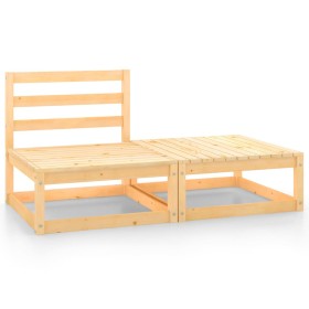 2-piece solid pine wood garden furniture set by vidaXL, Garden sets - Ref: Foro24-805695, Price: 60,10 €, Discount: %