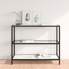 Transparent and white marble glass shelf 100x36x90 cm by vidaXL, Bookcases and shelves - Ref: Foro24-331632, Price: 69,65 €, ...