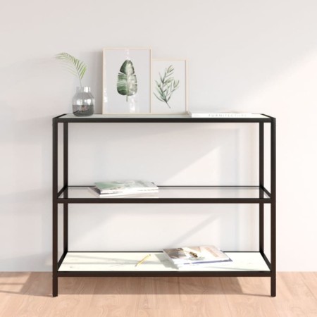 Transparent and white marble glass shelf 100x36x90 cm by vidaXL, Bookcases and shelves - Ref: Foro24-331632, Price: 69,55 €, ...