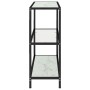 Transparent and white marble glass shelf 100x36x90 cm by vidaXL, Bookcases and shelves - Ref: Foro24-331632, Price: 69,55 €, ...