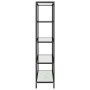 Transparent glass and white marble shelf 100x36x168 cm by vidaXL, Bookcases and shelves - Ref: Foro24-331640, Price: 68,35 €,...