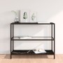 Transparent and black marble tempered glass shelf 100x36x90cm by vidaXL, Bookcases and shelves - Ref: Foro24-331631, Price: 7...