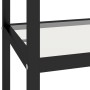 Transparent and black marble tempered glass shelf 100x36x90cm by vidaXL, Bookcases and shelves - Ref: Foro24-331631, Price: 7...