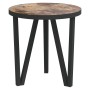 Black and yellow MDF coffee table Ø35 cm by vidaXL, Side tables - Ref: Foro24-331665, Price: 26,74 €, Discount: %