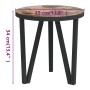 Black and yellow MDF coffee table Ø35 cm by vidaXL, Side tables - Ref: Foro24-331665, Price: 26,74 €, Discount: %