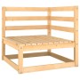 Garten-Ecksofas 2 Stück aus massivem Kiefernholz von vidaXL, Gartensets - Ref: Foro24-805675, Preis: 70,14 €, Rabatt: %