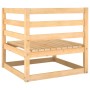 Garten-Ecksofas 2 Stück aus massivem Kiefernholz von vidaXL, Gartensets - Ref: Foro24-805675, Preis: 70,14 €, Rabatt: %