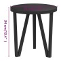 Black MDF coffee table Ø35 cm by vidaXL, Side tables - Ref: Foro24-331667, Price: 27,21 €, Discount: %