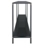 Mesa de consola vidrio templado negro 140x35x75,5 cm de vidaXL, Mesas auxiliares - Ref: Foro24-331695, Precio: 88,66 €, Descu...