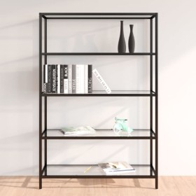 Transparent tempered glass shelf 100x36x168 cm by vidaXL, Bookcases and shelves - Ref: Foro24-331637, Price: 135,05 €, Discou...