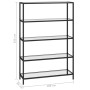 Transparent tempered glass shelf 100x36x168 cm by vidaXL, Bookcases and shelves - Ref: Foro24-331637, Price: 135,87 €, Discou...