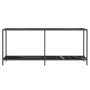 Mesa de consola vidrio templado negro 180x35x75,5 cm de vidaXL, Mesas auxiliares - Ref: Foro24-331705, Precio: 109,83 €, Desc...