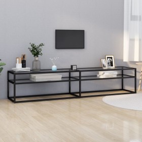 Transparent tempered glass TV cabinet 200x40x40.5 cm by vidaXL, TV Furniture - Ref: Foro24-331726, Price: 127,99 €, Discount: %