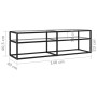 Transparenter TV-Schrank aus gehärtetem Glas, 140 x 40 x 40,5 cm von vidaXL, TV-Möbel - Ref: Foro24-331714, Preis: 100,09 €, ...