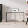 Transparent tempered glass console table 140x35x75.5 cm by vidaXL, Side tables - Ref: Foro24-331694, Price: 82,92 €, Discount: %