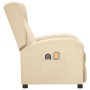 Cream fabric electric massage chair by vidaXL, Electric massage chairs - Ref: Foro24-3098946, Price: 232,99 €, Discount: %