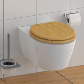 SCHÜTTE Toilet seat with soft close NATURAL BAMBOO by SCHÜTTE, Toilet and bidet seats - Ref: Foro24-438760, Price: 65,97 €, D...