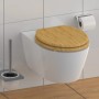 SCHÜTTE Toilet seat with soft close NATURAL BAMBOO by SCHÜTTE, Toilet and bidet seats - Ref: Foro24-438760, Price: 66,22 €, D...