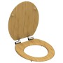 SCHÜTTE Toilet seat with soft close NATURAL BAMBOO by SCHÜTTE, Toilet and bidet seats - Ref: Foro24-438760, Price: 66,22 €, D...