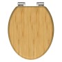 SCHÜTTE Toilet seat with soft close NATURAL BAMBOO by SCHÜTTE, Toilet and bidet seats - Ref: Foro24-438760, Price: 66,22 €, D...