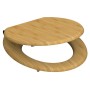 SCHÜTTE Asiento de inodoro con cierre suave NATURAL BAMBOO de SCHÜTTE, Asientos de inodoros y bidés - Ref: Foro24-438760, Pre...