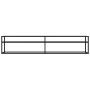 TV stand with black tempered glass 200x40x40.5 cm by vidaXL, TV Furniture - Ref: Foro24-331727, Price: 146,81 €, Discount: %