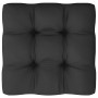 8-piece garden furniture set with black pine wood cushions by vidaXL, Garden sets - Ref: Foro24-3077148, Price: 870,79 €, Dis...