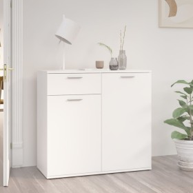 White plywood sideboard 80x36x75 cm by vidaXL, Sideboards - Ref: Foro24-805770, Price: 90,99 €, Discount: %