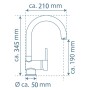 EISL Grifo mezclador de fregadero FUTURA C cromado de EISL, Grifos - Ref: Foro24-438793, Precio: 86,13 €, Descuento: %