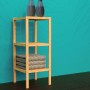 EISL Bathroom shelf 3 compartments bamboo 34x33x80 cm by EISL, Bookcases and shelves - Ref: Foro24-438815, Price: 58,37 €, Di...