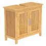 EISL Bamboo washbasin cabinet 67x28x60 cm by EISL, bathroom vanities - Ref: Foro24-438819, Price: 115,81 €, Discount: %