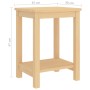 Light wood mango wood bedside table 40x30x50 cm by vidaXL, Nightstands - Ref: Foro24-322209, Price: 40,99 €, Discount: %