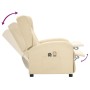 Cream fabric electric massage chair by vidaXL, Electric massage chairs - Ref: Foro24-3098946, Price: 232,99 €, Discount: %