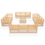 Garden furniture set 13 pieces solid pine wood by vidaXL, Garden sets - Ref: Foro24-3075294, Price: 613,26 €, Discount: %