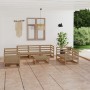 Garden furniture 8 pieces honey brown wood pine wood by vidaXL, Garden sets - Ref: Foro24-3075457, Price: 433,30 €, Discount: %