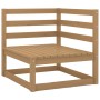 Muebles de jardín 8 piezas marrón miel madera madera de pino de vidaXL, Conjuntos de jardín - Ref: Foro24-3075457, Precio: 43...