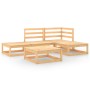 5-piece solid pine wood garden furniture set by vidaXL, Garden sets - Ref: Foro24-3075479, Price: 272,54 €, Discount: %