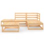 5-piece solid pine wood garden furniture set by vidaXL, Garden sets - Ref: Foro24-3075479, Price: 272,54 €, Discount: %