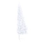 Half artificial Christmas tree LED and white PVC support 240 cm by vidaXL, Christmas trees - Ref: Foro24-3077400, Price: 49,9...