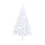 Half artificial Christmas tree LED and white PVC support 240 cm by vidaXL, Christmas trees - Ref: Foro24-3077400, Price: 49,9...