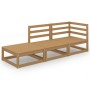 3-piece honey brown solid pine wood garden furniture. by vidaXL, Garden sets - Ref: Foro24-3075472, Price: 195,91 €, Discount: %