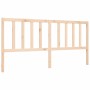 Estructura de cama con cabecero madera maciza 200x200 cm de vidaXL, Camas y somieres - Ref: Foro24-3193876, Precio: 136,99 €,...