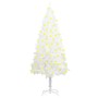 Künstlicher Weihnachtsbaum mit LED und dicken Zweigen weiß 180 cm von vidaXL, Weihnachtsbäume - Ref: Foro24-3077462, Preis: 1...