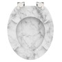 SCHÜTTE Soft-close toilet seat MARMOR STONE by SCHÜTTE, Toilet and bidet seats - Ref: Foro24-438739, Price: 68,45 €, Discount: %