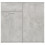 Concrete gray plywood sideboard 80x36x75 cm by vidaXL, Sideboards - Ref: Foro24-805774, Price: 86,99 €, Discount: %